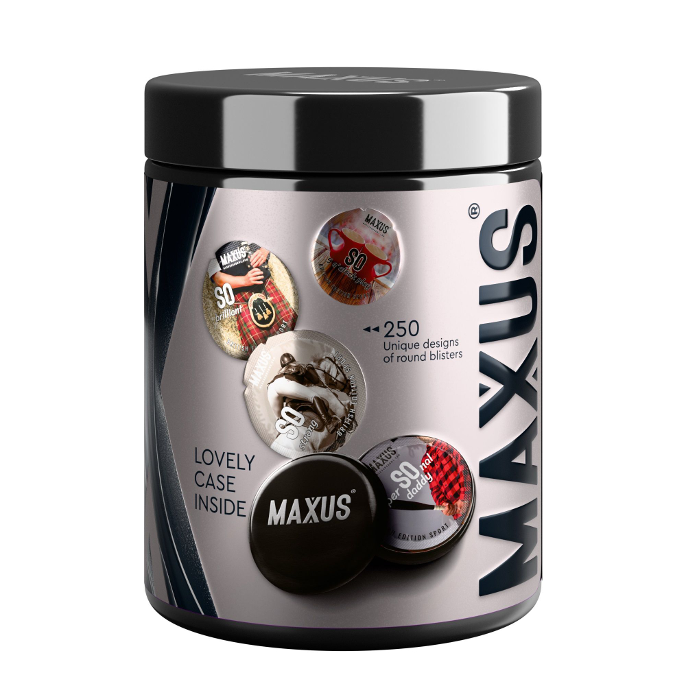 Презервативы MAXUS Extra Strong утолщенные №15 (черные) 7806mx