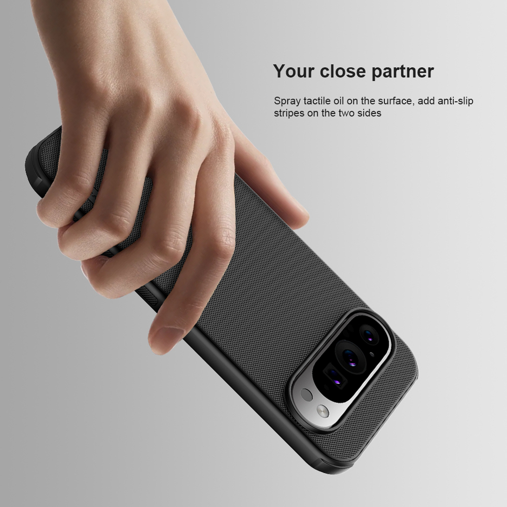 Усиленный двухкомпонентный чехол от Nillkin для Google Pixel 9 Pro XL, серия Super Frosted Shield Pro