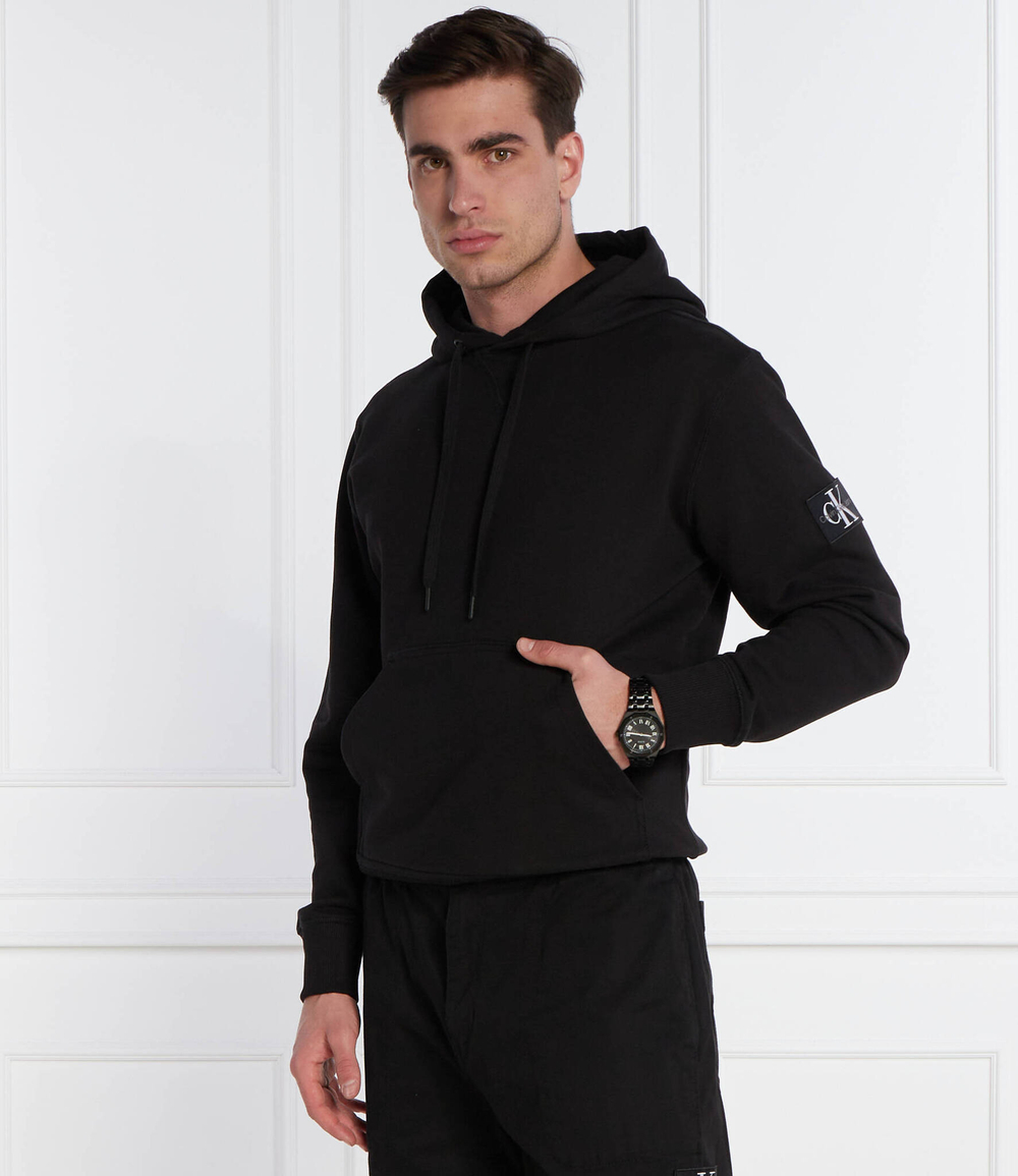 Худи BADGE CALVIN KLEIN JEANS - черный(J30J323430)