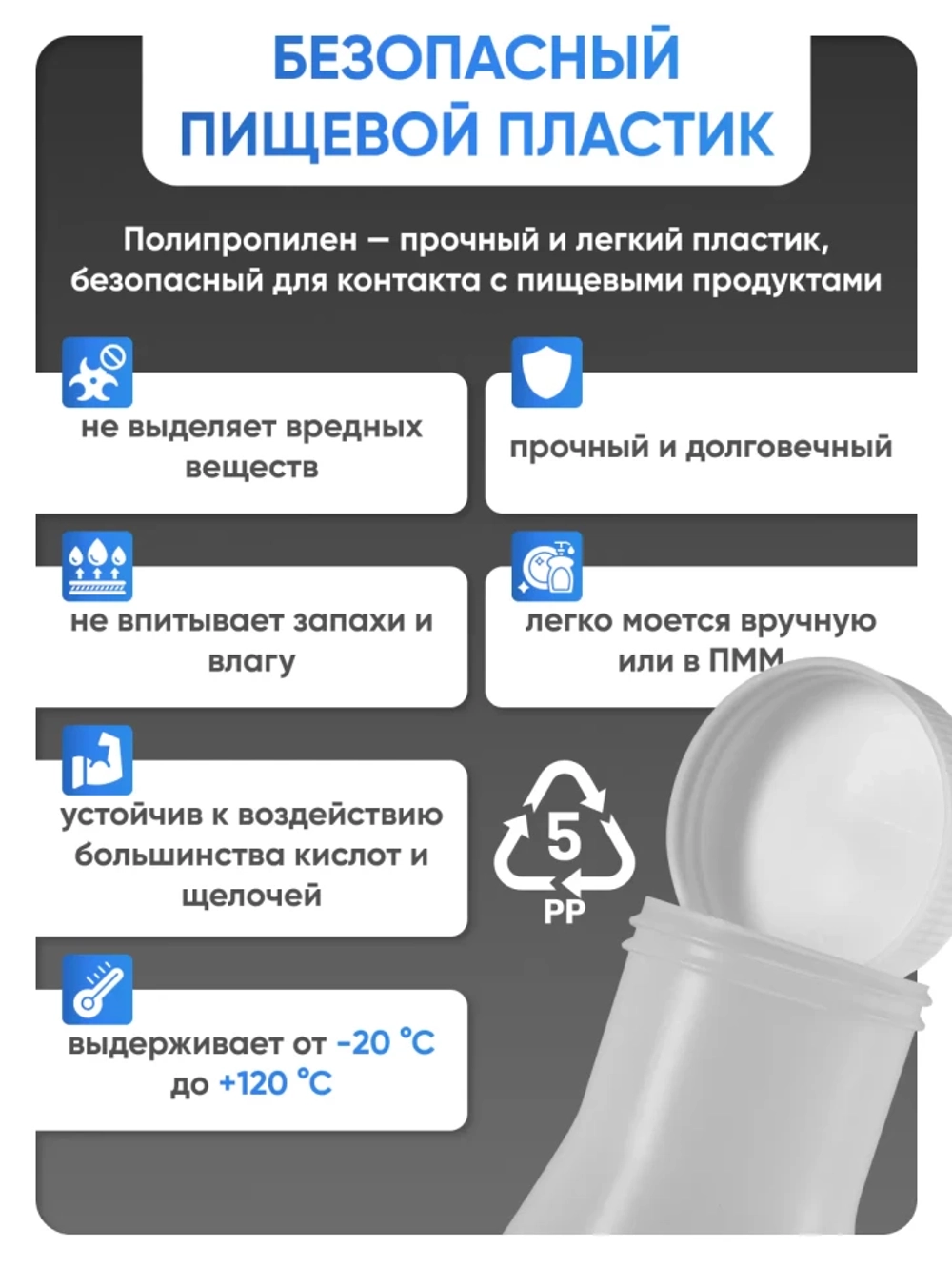 Колба коническая 500 мл, п/п, Лаборио