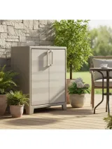 Keter Комплект для хранения:  Хозяйственный шкаф Gulliver Tall Cabinet + Шкаф хозяйственный Gulliver Base Cabinet — фото 4