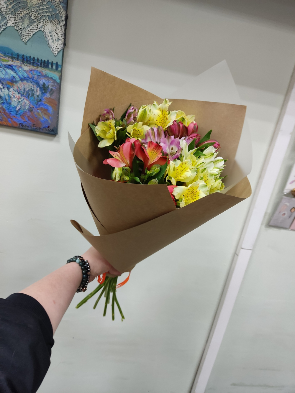 Альстромерия микс 9 штук