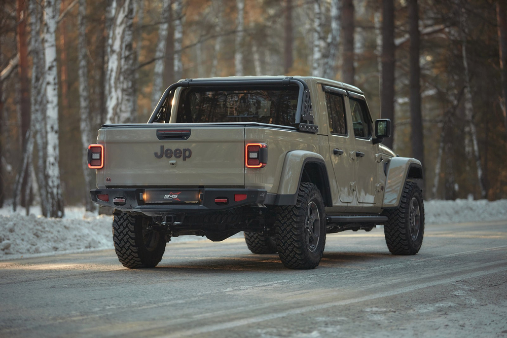 Бампер силовой задний BMS PRO-Line для Jeep Gladiator JT 2019-2026
