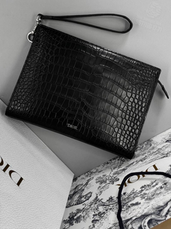 Клатч Christian Dior из Кожи Крокодила