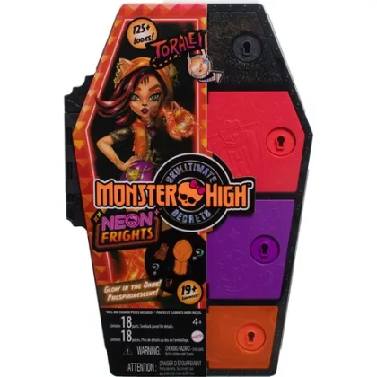Кукла Monster High Toralei Stripe в наборе Skulltimate Secrets Neon Frights