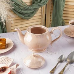 Чайник 1100 мл d 15,5 см h11,2 см Aristocrat Peach Tea Noble [1]