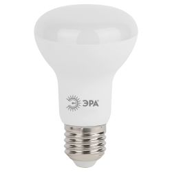 Лампа светодиодная ЭРА STD LED R63-8W-827-E27 8Вт рефлектор теплый белый свет Е27 | Лампы cветодиодные Рефлектор (R )