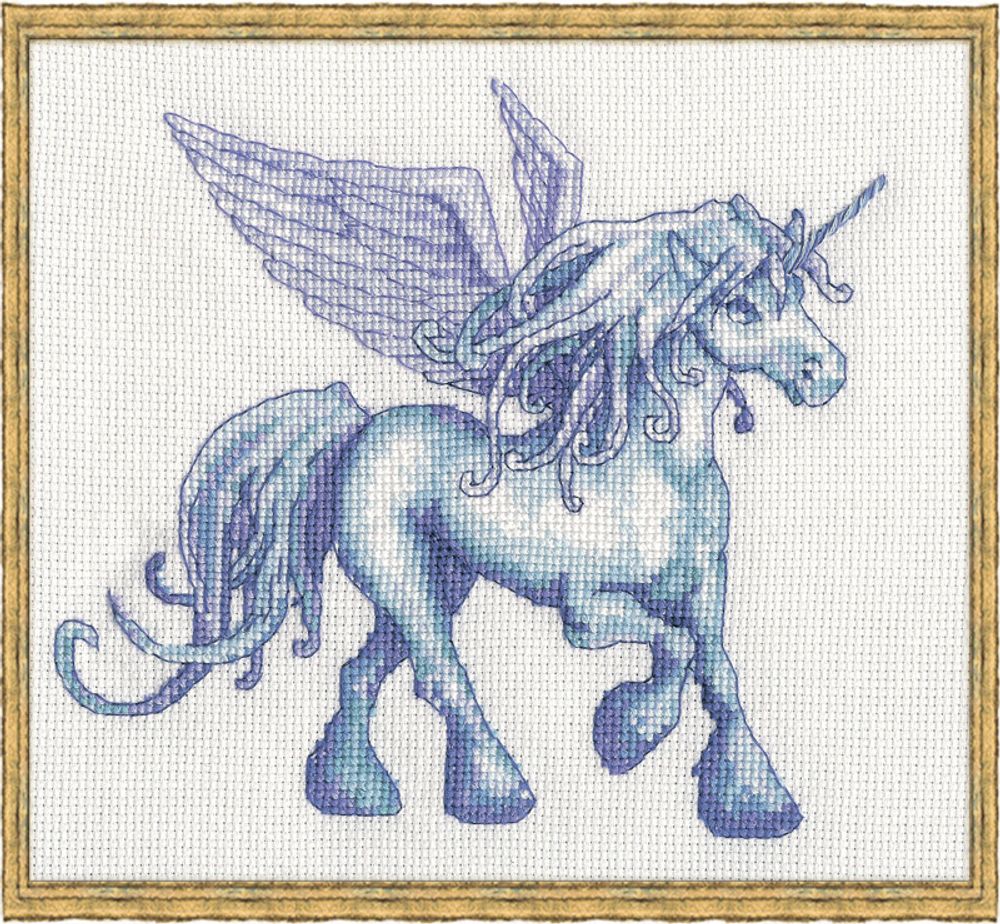 Набор для вышивания нитками Nimue, Malycorne (Единорог), 18х16 см