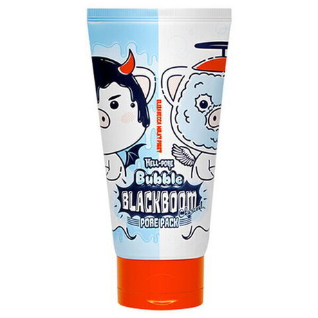 Кислородная маска для лица Elizavecca Hell-Pore Bubble Blackboom Charcoal Pore Pack, 150мл
