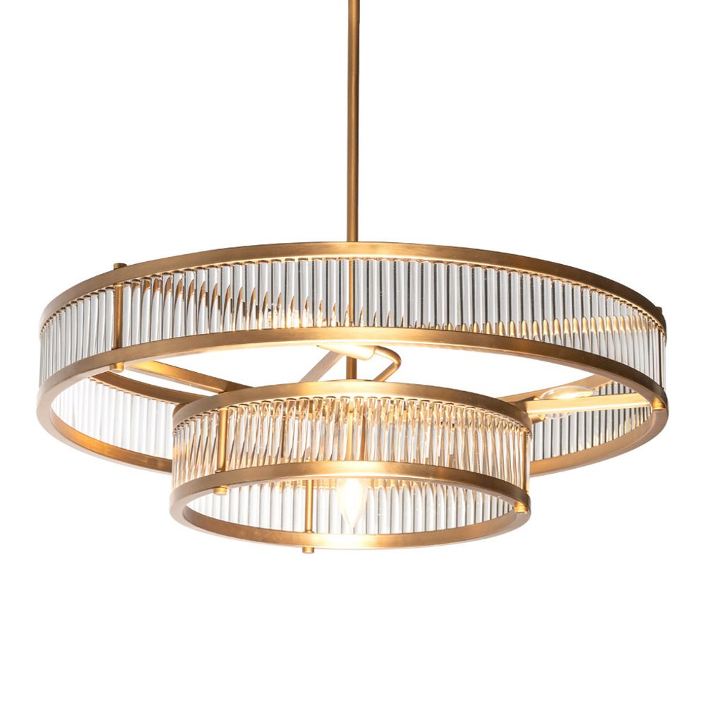 Люстра BR3031 brushed brass