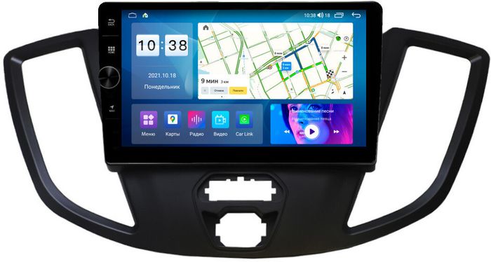 Магнитола для Ford Transit 7 2014-2023 - Parafar PF463LHDAV на Android 12, Быстрая, CarPlay, 4G SIM-слот