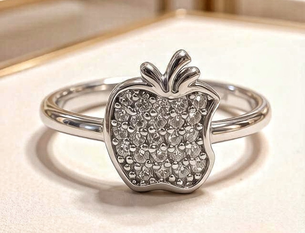 Ювелирное кольцо из серебра 925 пробы