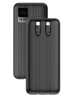 Дополнительный аккумулятор Gurdini Speed Series PD+LCD+Cable (L/C) 22.5W GPDS-02B 20000 mAh Черный