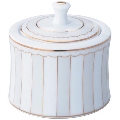 Сахарница Noritake Карнавал 10.5см бежевая плоска подарочная коробка