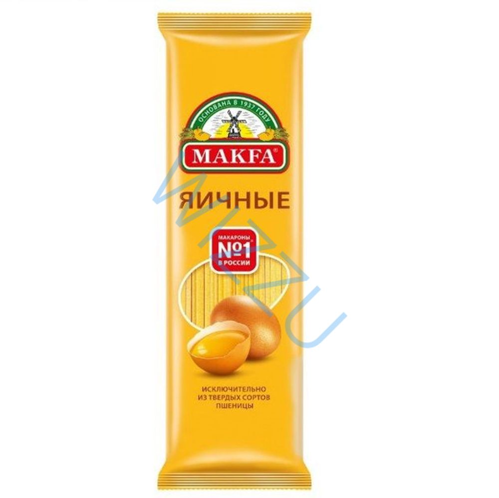 Макароны Лапша длинная яичная Макфа А в/с 0,45