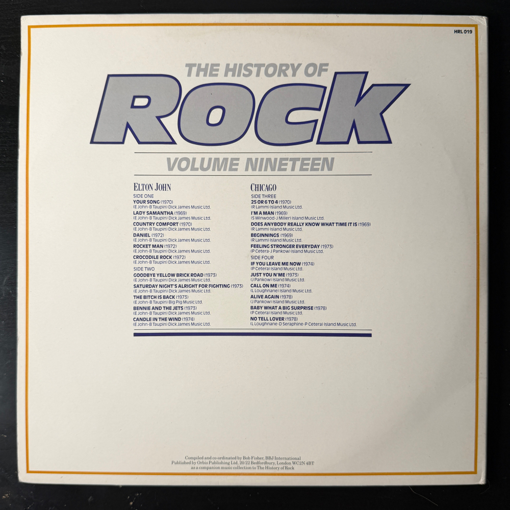 The History Of Rock 19 (Англия 1983г.) 2LP