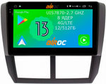 Магнитола для Subaru Forester, Impreza 2008-2013 - Airoc 2K AU-3403 на Android 13, Быстрейшая, SIM-слот
