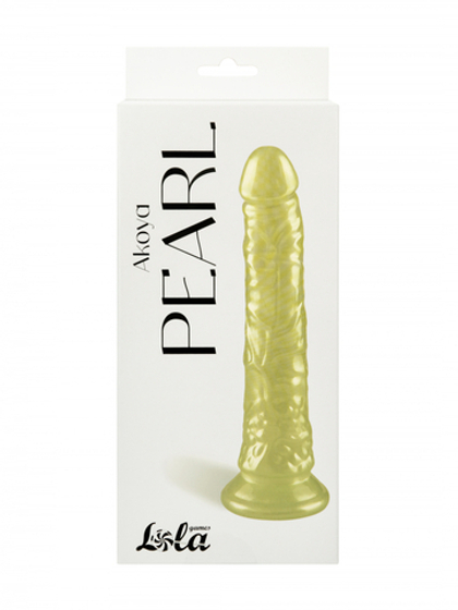Перламутровый дилдо Akoya Pearl Золотистый