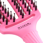 Olivia Garden Щетка Fingerbrush Boar&Nylon_2024 Bubble Pink ID1844