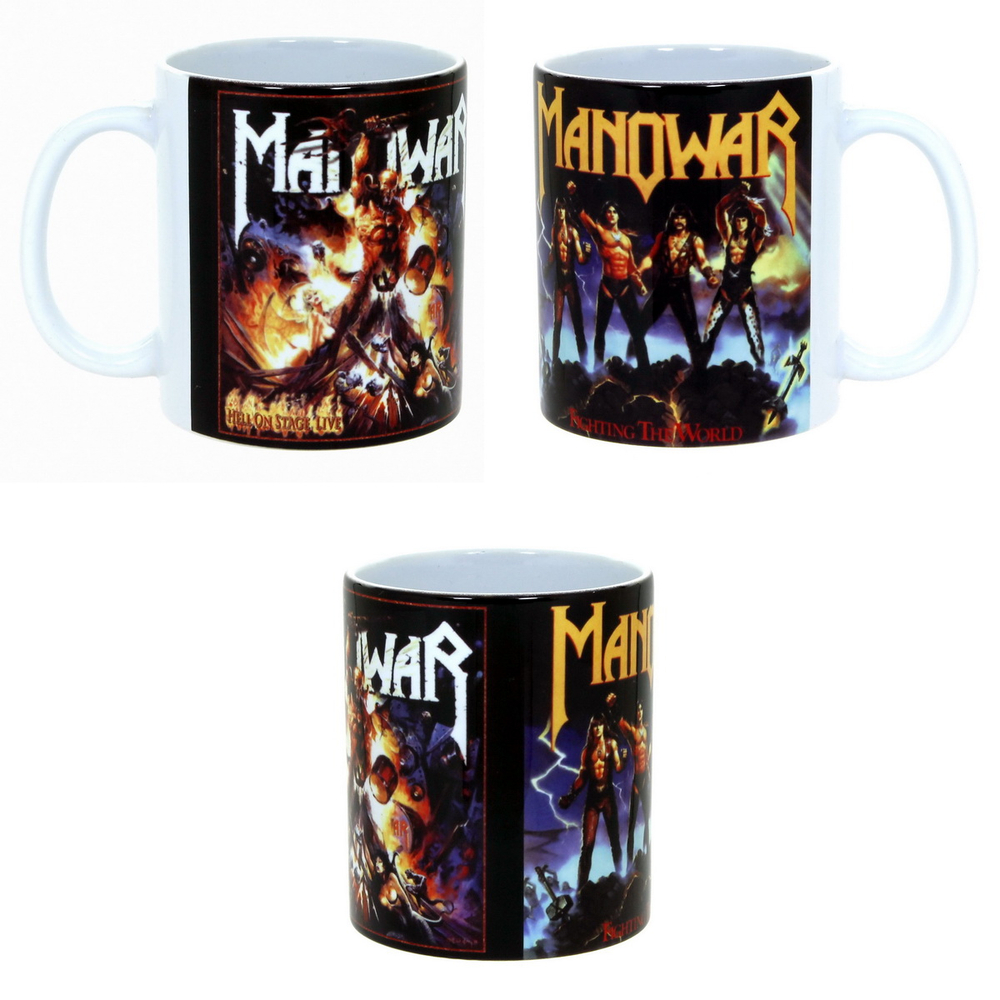 Кружка Manowar Hell on Stage / Fighting the World (154)