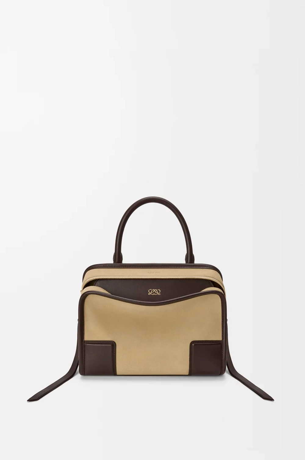 Loewe Маленькая сумка Amazona 180 из мягкой телячьей кожи, шоколадный