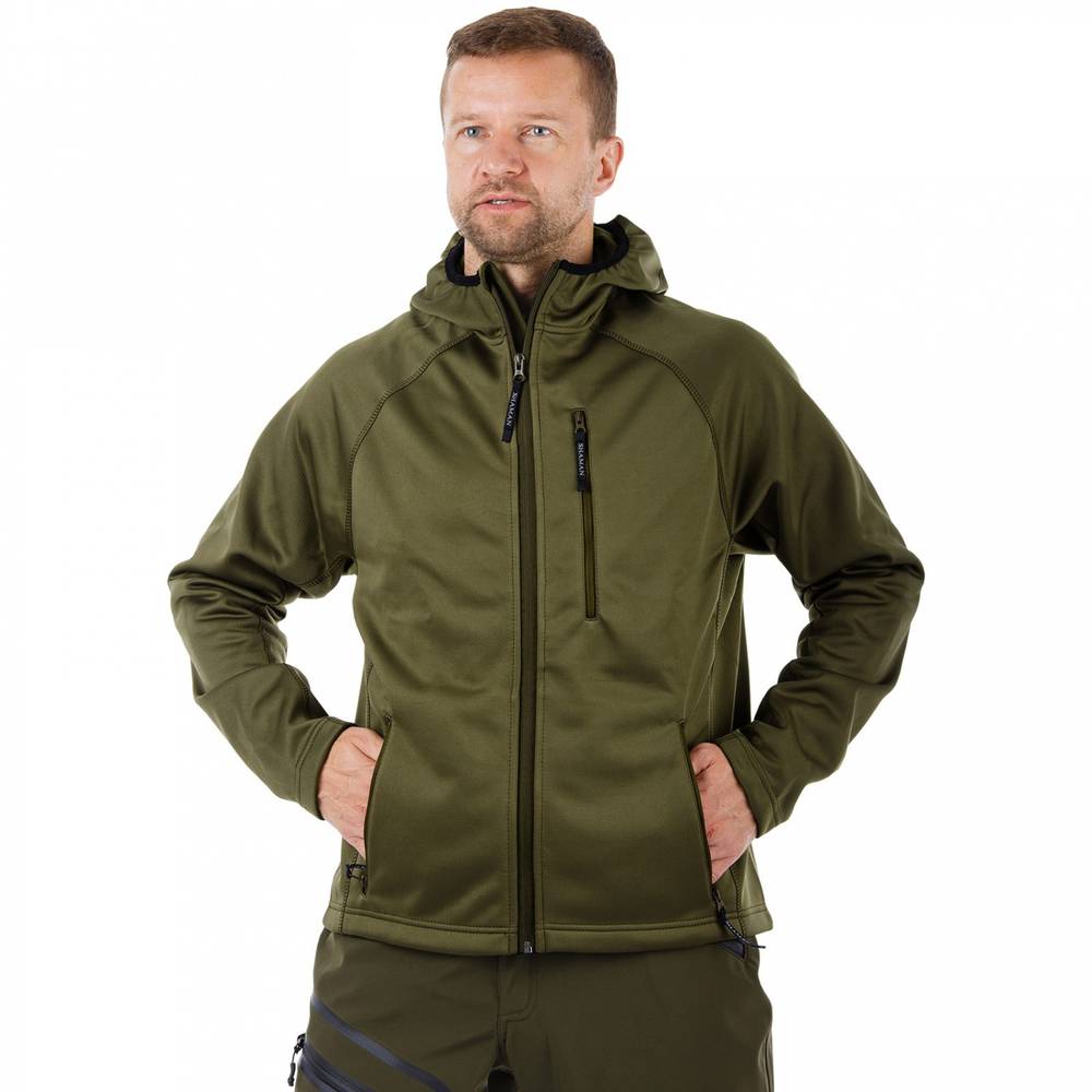 Толстовка мужская "Hunter", softshell, оливковый /olive, ХСН