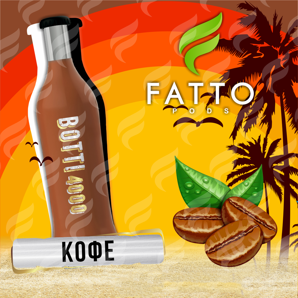 FATTO PODS BOTTI (2% nic) – Coffee