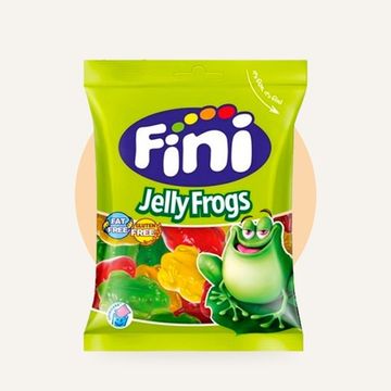 Жевательный мармелад Fini Frogs, Лягушки, 90 г (Испания)