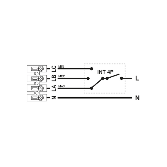 Регулятор скорости Soler &amp; Palau Inter 4P (3-х ступенчатый)