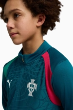 Кофта Puma Portugal 2026 Training 1/4 Zip Junior - зеленый