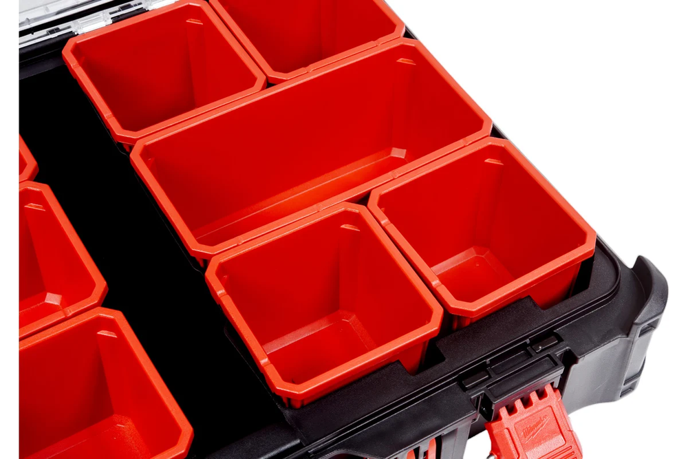 Новинка! Органайзер Milwaukee PACKOUT 10 емкостей для хранения 4932464082