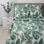 Постельное белье евро бязь «TROPIC» Simple Life