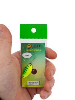 Блесна Fish Crystal TOMI 24 мм 2.5 г на форель цвет 121