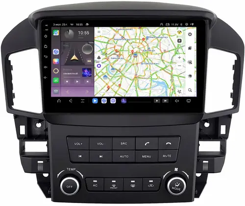 Магнитола для Lexus RX300 U10, Toyota Harrier 1 1997-2003 - Kuberg EW-9277 QLed, Android 13, Быстрейшая, CarPlay, SIM-слот