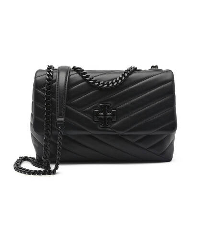 Кожаная сумка-мессенджер TORY BURCH - черный(90856)