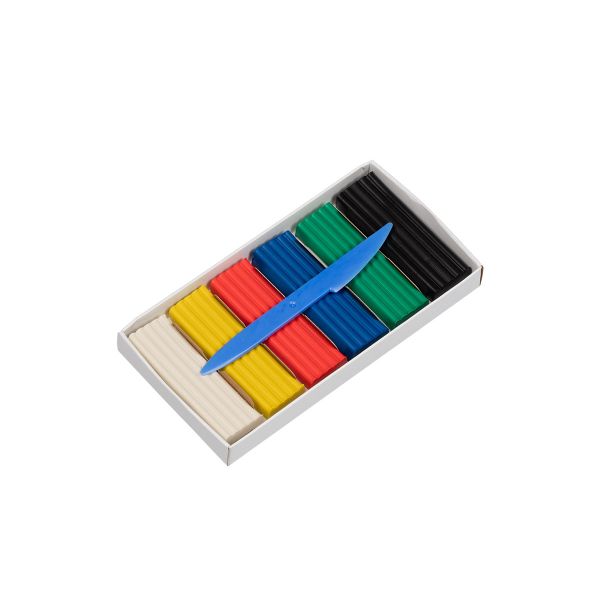 Пластилин классический ШколаСад 120 г, 6 цв, Лео LMC-0106
