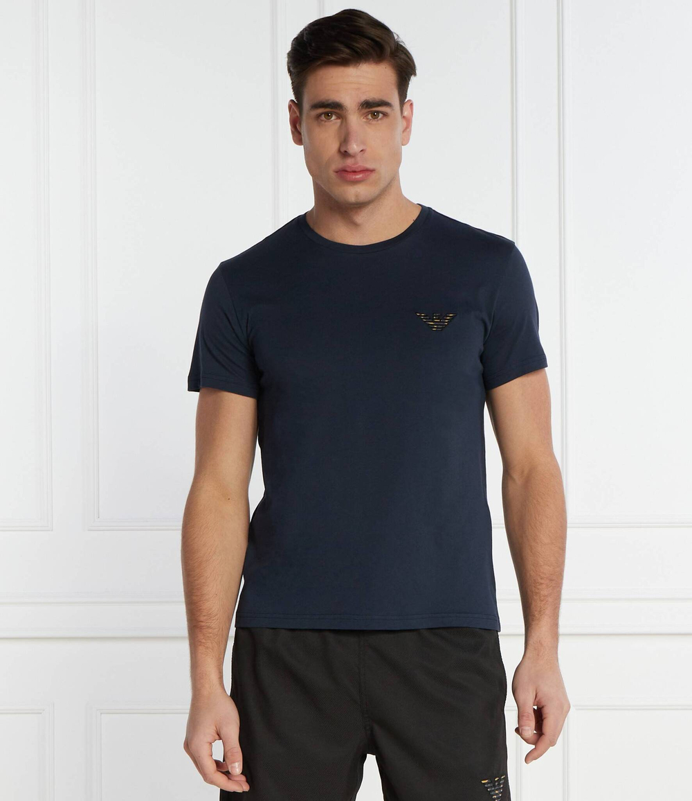 Футболка Emporio Armani - темно-синий(211818 4R483)