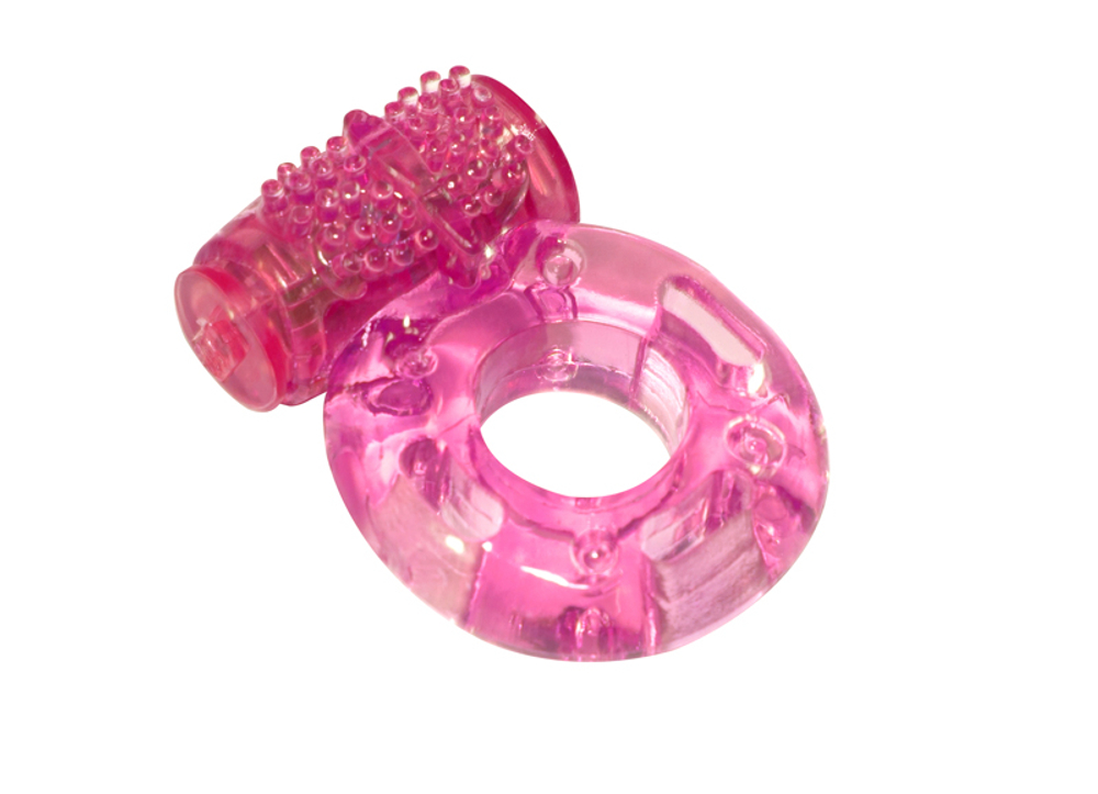Эрекционное кольцо с вибрацией Rings Axle-pin pink 0114-83Lola
