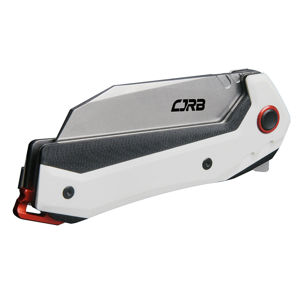 Нож складной CJ1919-WH Tigris, рукоять белый G10, клинок AR-RPM9