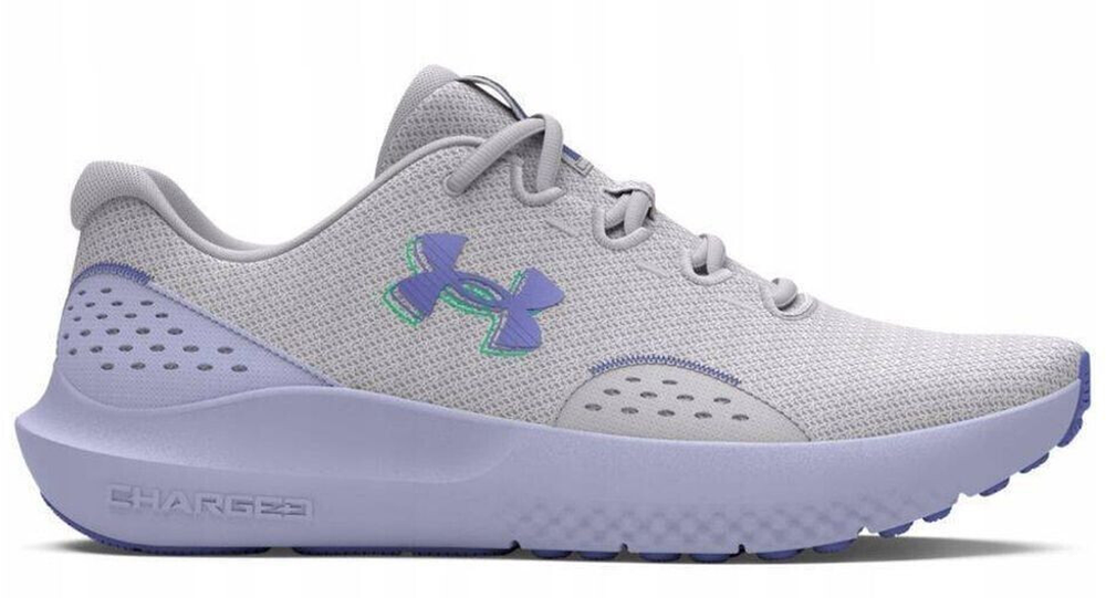Damskie buty sneakers Under Armour Charged Surge 4 - grey/purple