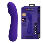 Фиолетовый силиконовый вибратор для G-точки 15см Pretty Love Cetus BI-014723-3