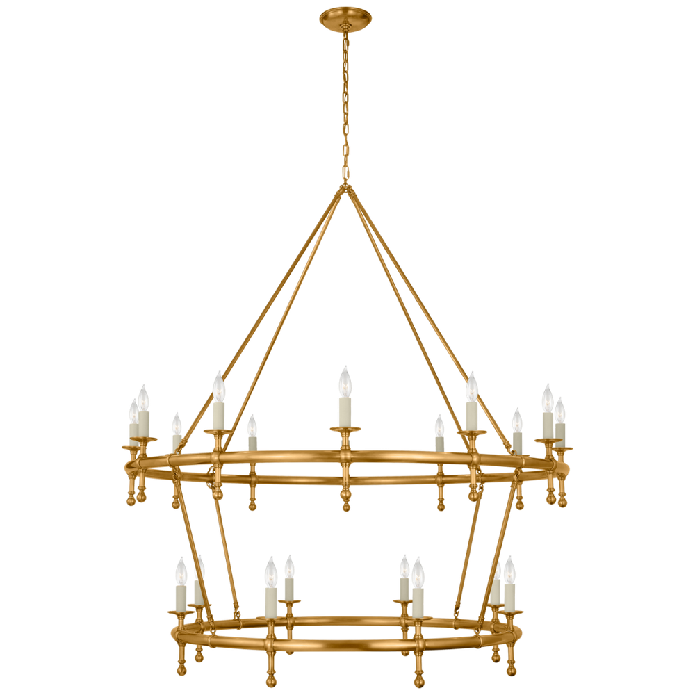 Люстра Visual Comfort Classic 54" Two-Tier Ring Chandelier