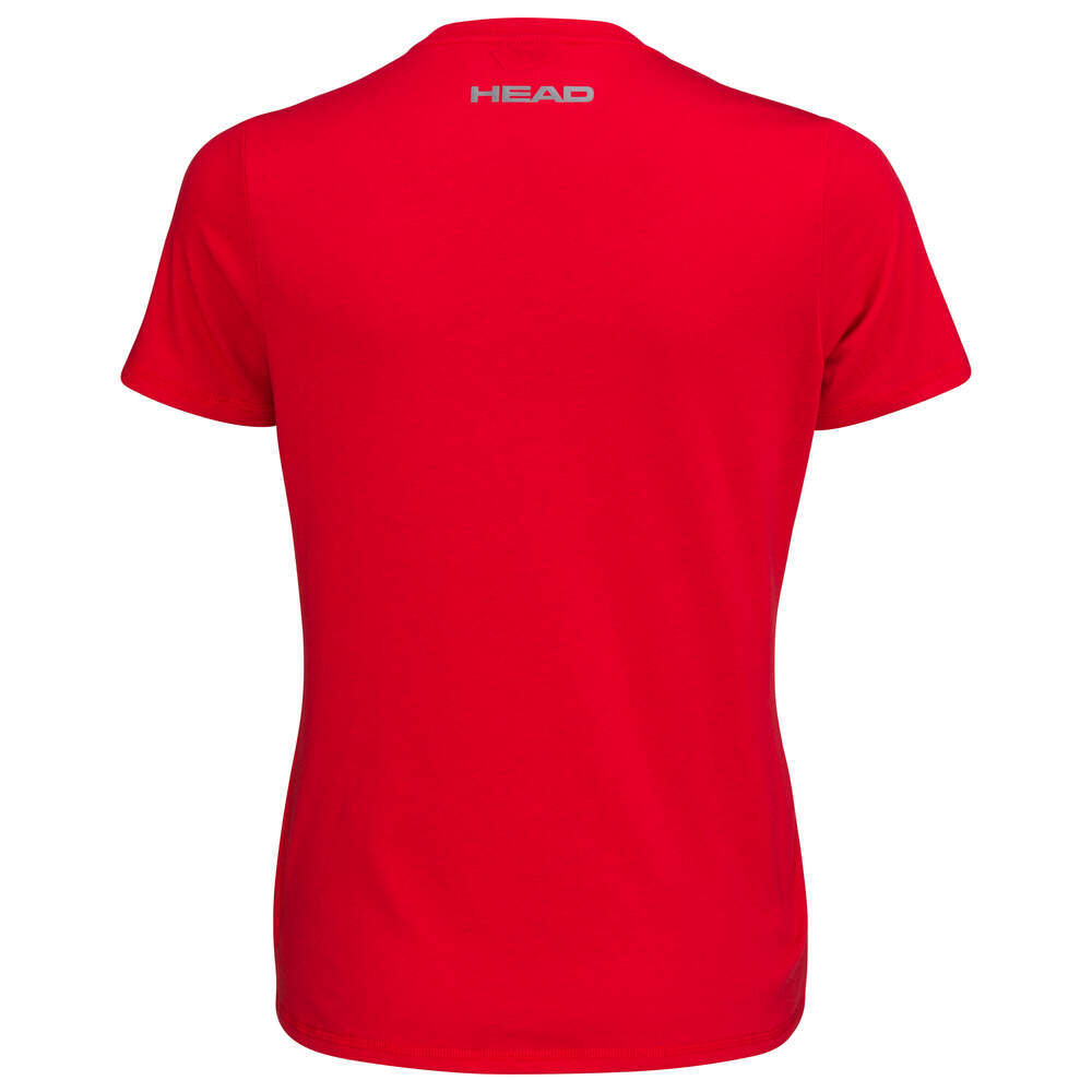 Женская теннисная футболка Head Club Basic T-Shirt - красный