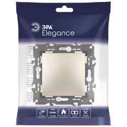 Выключатель ЭРА Elegance 14-1101-04 10АХ-250В IP20 шампань | Эра Elegance
