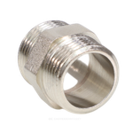 Ниппель латунь никель Ду 40 (1 1/2") НР VALFEX VF.582.N.112