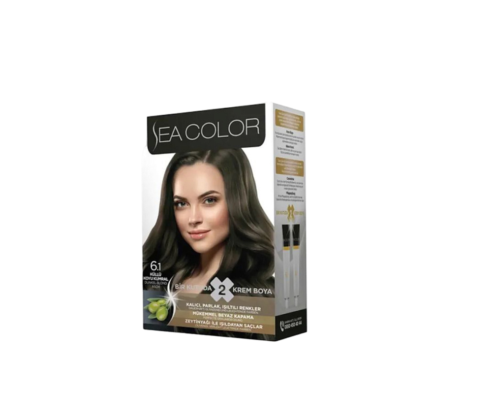 Краска для волос Eva Color Hair 6.1 Пепельный темно-русый