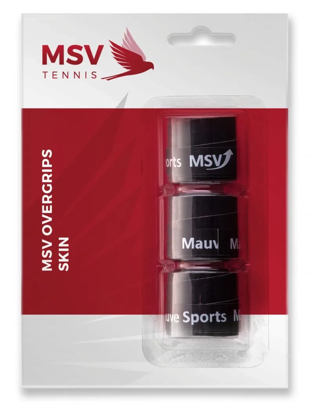 Теннисные намотки MSV Skin Overgrip 3P - black