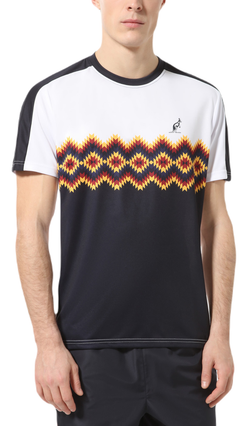 Мужская теннисная футболка Australian T-Shirt Ethnic Ace - blue navy