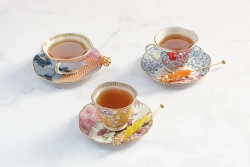 Wedgwood Чайная чашка Butterfly Yellow 180 мл с блюдцем EAN 091574178752