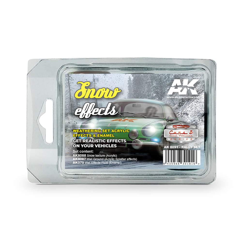 Набор красок AK Interactive Snow Effects (Rally Set)
